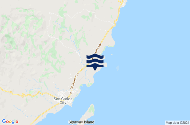 Mappa delle maree di Hacienda Refugio, Philippines