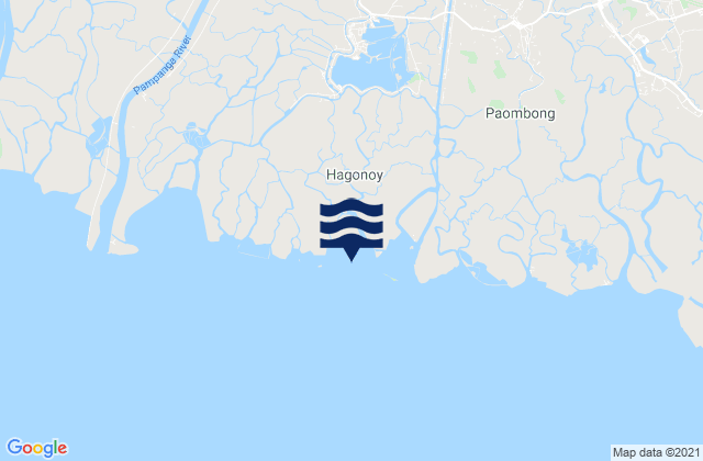 Mappa delle maree di Hagonoy, Philippines
