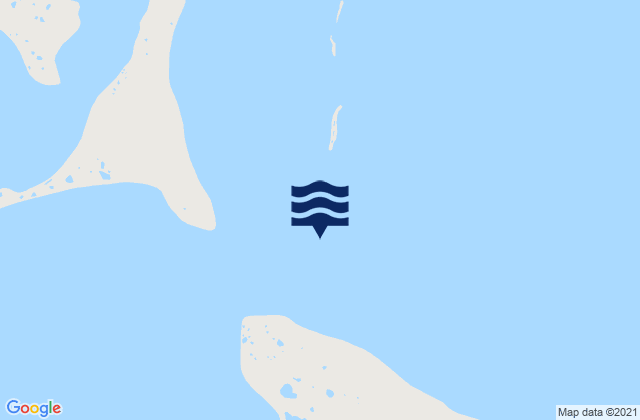 Mappa delle maree di Hague Channel, United States