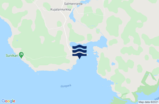 Mappa delle maree di Hailuoto, Finland