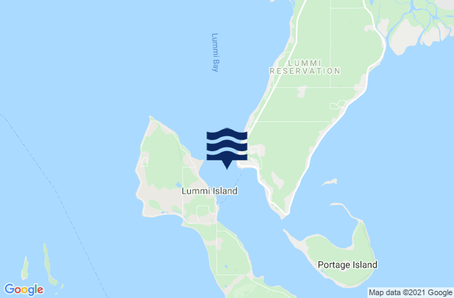 Mappa delle maree di Hale Passage 0.5 mile SE of Lummi Point, United States