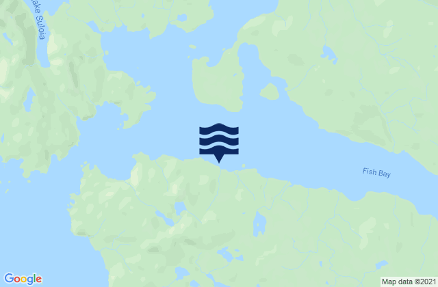 Mappa delle maree di Haley Anchorage (Fish Bay), United States