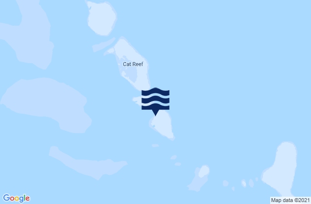 Mappa delle maree di Ham Reef, Australia