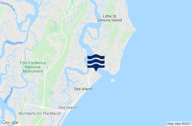 Mappa delle maree di Hampton River Entrance, United States