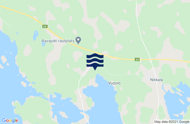 Mappa delle maree di Haparanda Kommun, Sweden