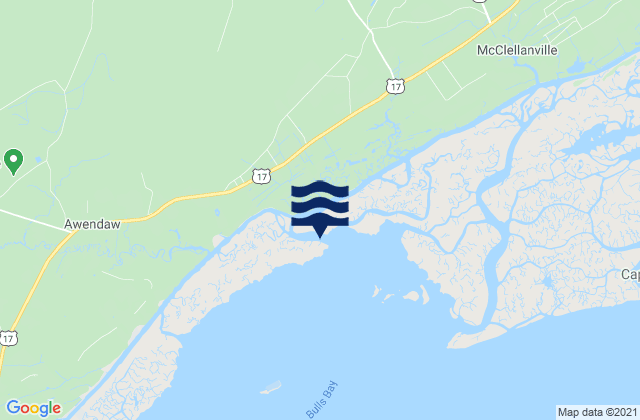 Mappa delle maree di Harbor River Entrance, United States