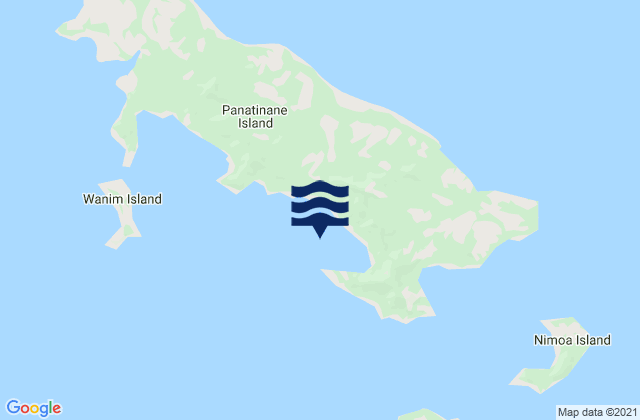 Mappa delle maree di Hati Lawi Harbour, Papua New Guinea