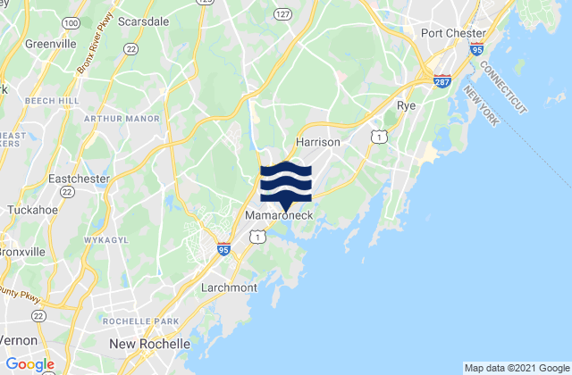 Mappa delle maree di Haverstraw (Hudson River), United States
