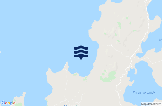 Mappa delle maree di Helodrano Courrier, Madagascar