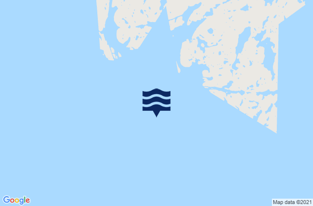 Mappa delle maree di Hen and Chicks, Canada