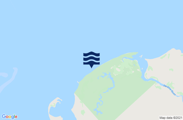 Mappa delle maree di Herald Camp, Australia