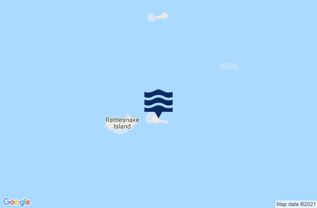 Mappa delle maree di Herald Island, Australia