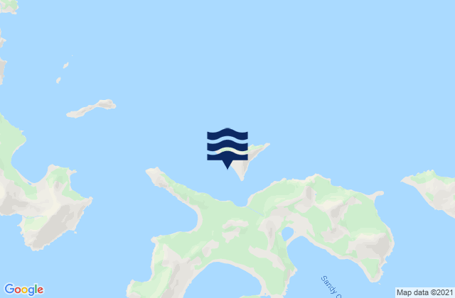 Mappa delle maree di Herendeen Island, United States