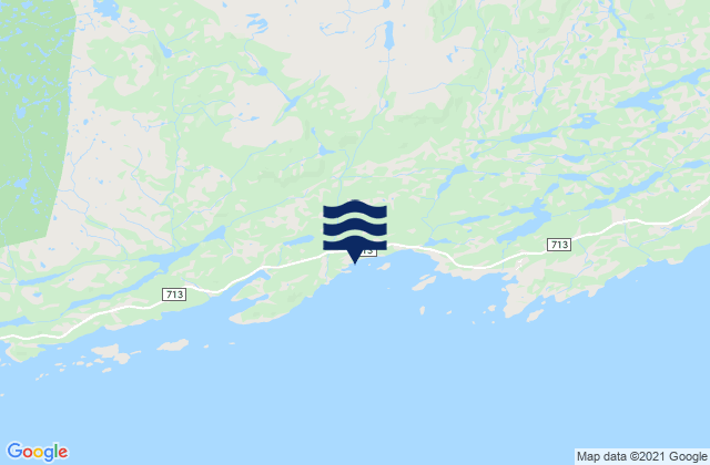 Mappa delle maree di Hitra, Norway
