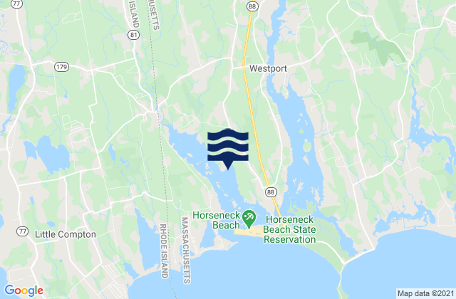 Mappa delle maree di Hix Bridge (East Branch), United States