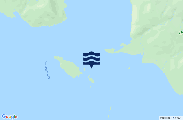 Mappa delle maree di Holkham Bay Tracy Arm Entrance, United States