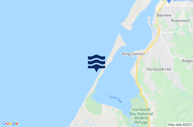 Mappa delle maree di Hookton Slough, United States