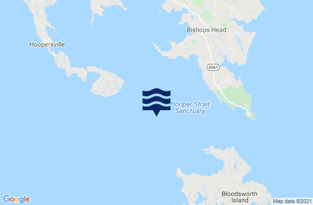 Mappa delle maree di Hooper Strait (west) at buoy 2, United States