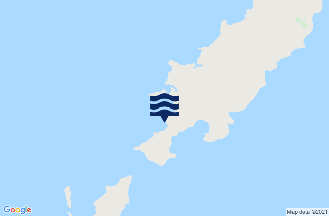 Mappa delle maree di Hopeful Bay, Australia
