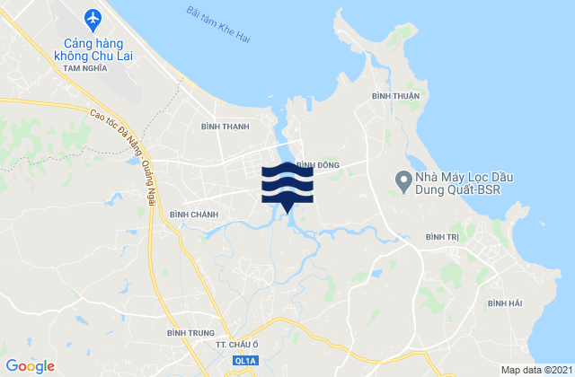 Mappa delle maree di Huyện Bình Sơn, Vietnam