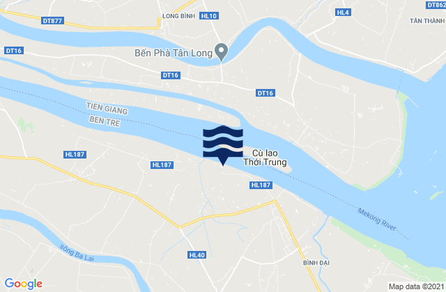 Mappa delle maree di Huyện Bình Đại, Vietnam