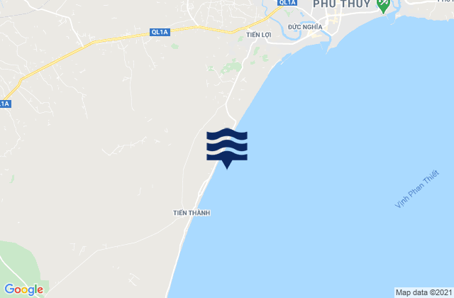 Mappa delle maree di Huyện Hàm Thuận Nam, Vietnam