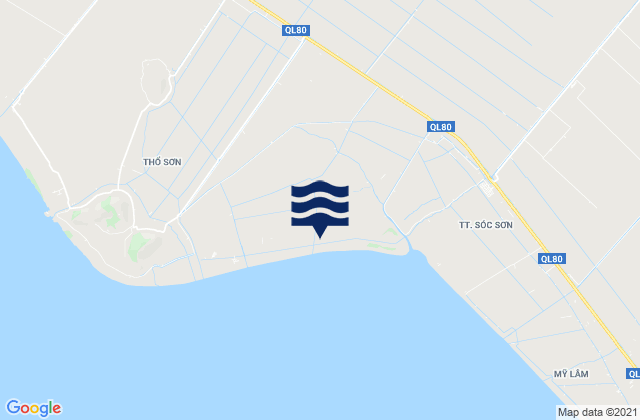 Mappa delle maree di Huyện Hòn Đất, Vietnam