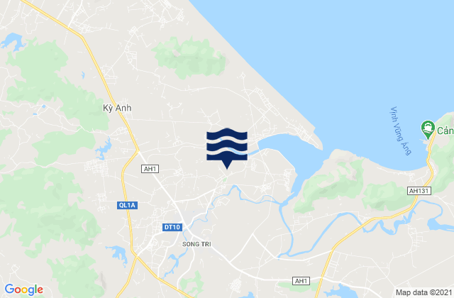 Mappa delle maree di Huyện Kỳ Anh, Vietnam