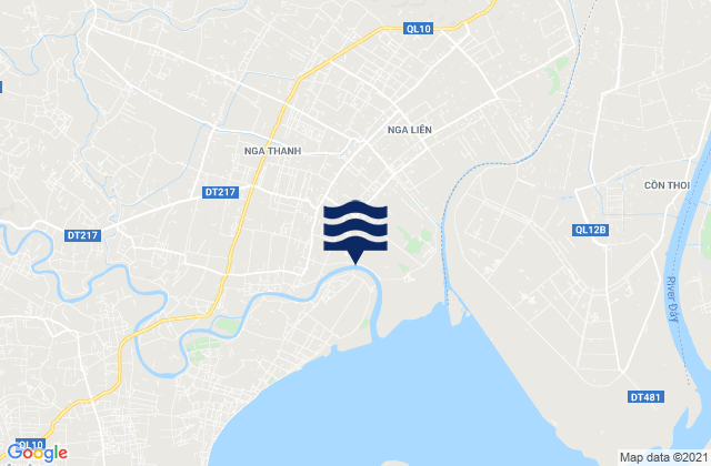 Mappa delle maree di Huyện Nga Sơn, Vietnam