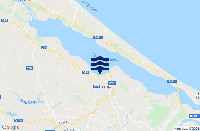 Mappa delle maree di Huyện Quảng Ðiền, Vietnam