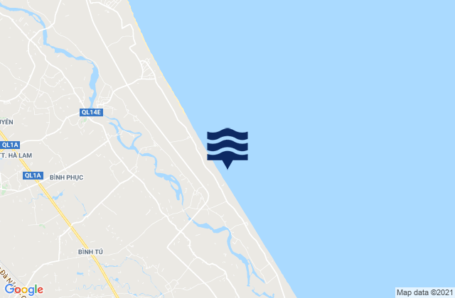 Mappa delle maree di Huyện Thăng Bình, Vietnam