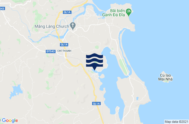 Mappa delle maree di Huyện Tuy An, Vietnam