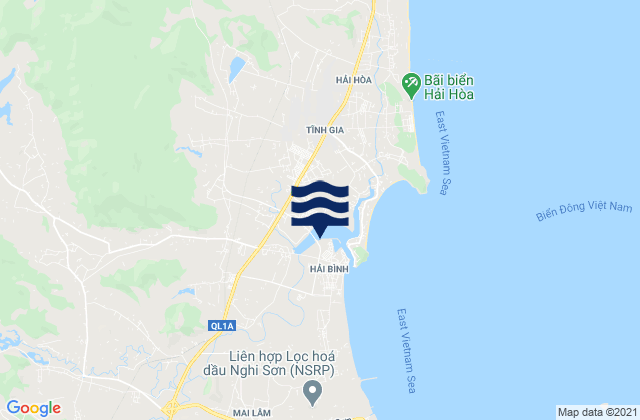 Mappa delle maree di Huyện Tĩnh Gia, Vietnam