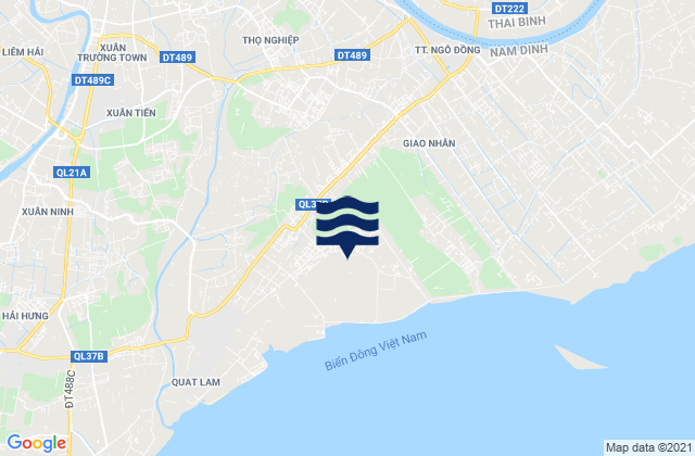 Mappa delle maree di Huyện Xuân Trường, Vietnam