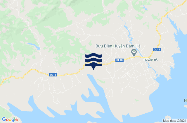 Mappa delle maree di Huyện Đầm Hà, Vietnam