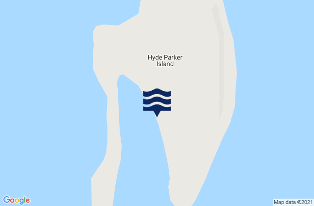 Mappa delle maree di Hyde Parker Island, United States