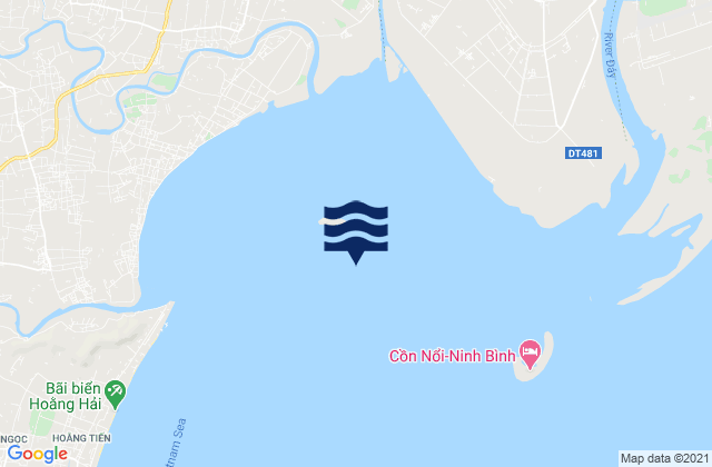 Mappa delle maree di Hòn Né, Vietnam