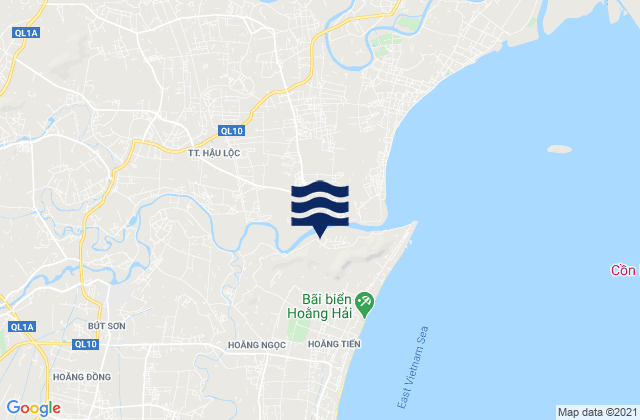 Mappa delle maree di Hậu Lộc, Vietnam