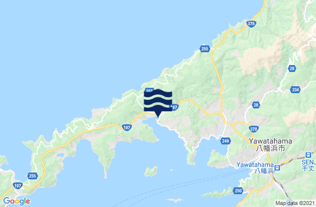 Mappa delle maree di Ikata-chō, Japan