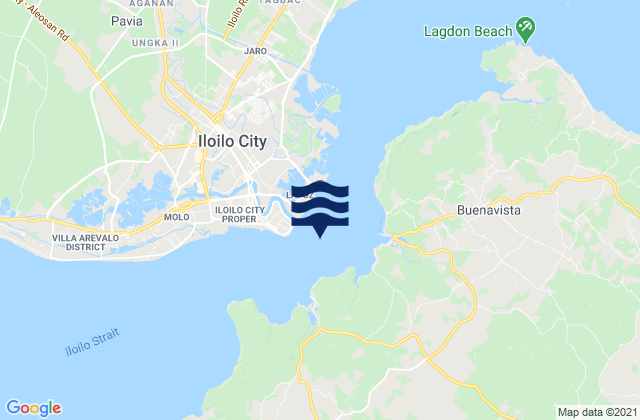 Mappa delle maree di Iloilo Harbor, Philippines