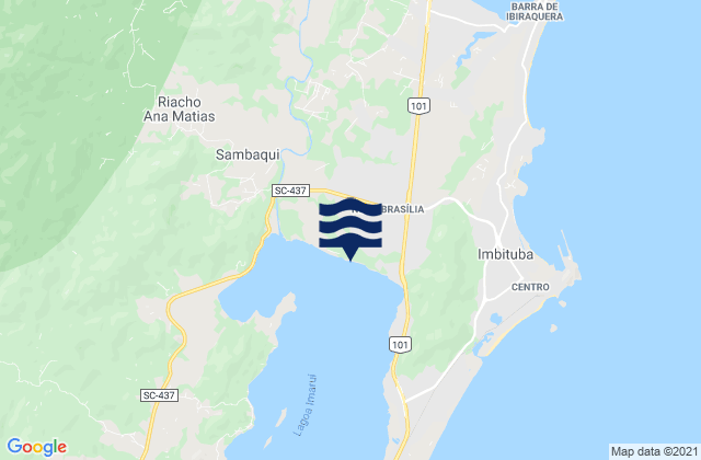 Mappa delle maree di Imbituba, Brazil