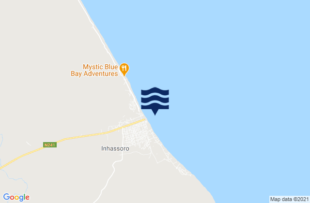 Mappa delle maree di Inhassoro District, Mozambique