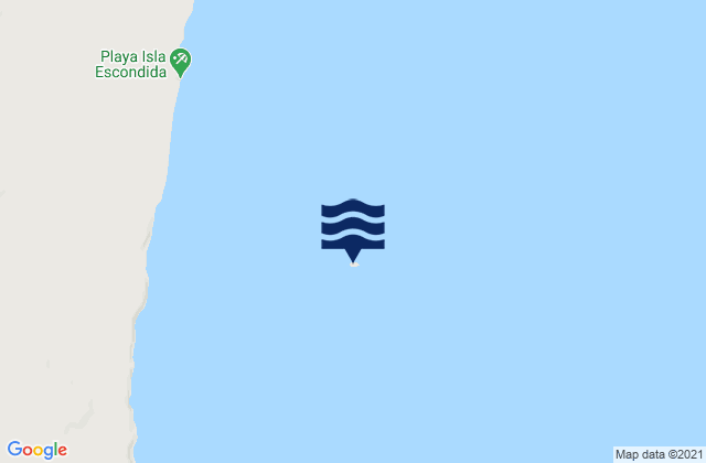 Mappa delle maree di Isla Escondida, Argentina