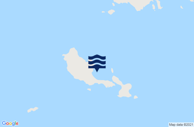 Mappa delle maree di Isla Tova, Argentina