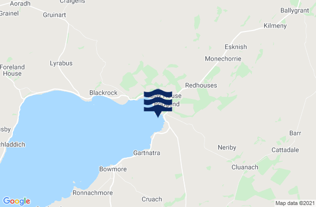 Mappa delle maree di Isle of Islay, United Kingdom