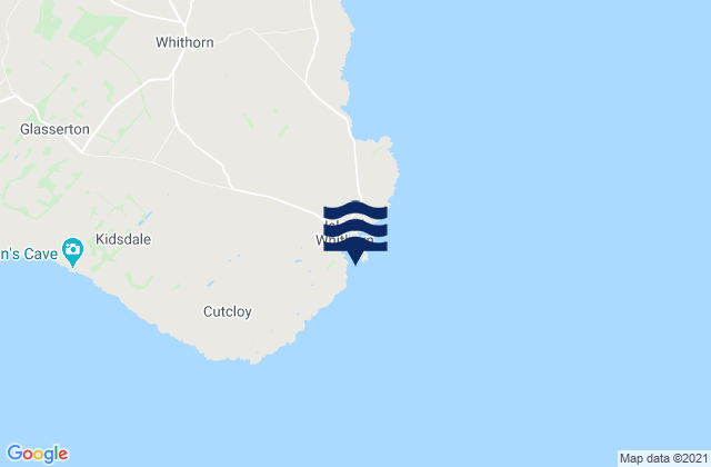 Mappa delle maree di Isle of Whithorn, United Kingdom
