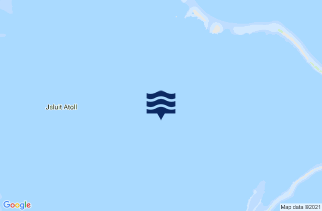 Mappa delle maree di Jaluit Atoll, Marshall Islands