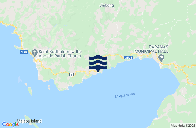Mappa delle maree di Jiabong, Philippines