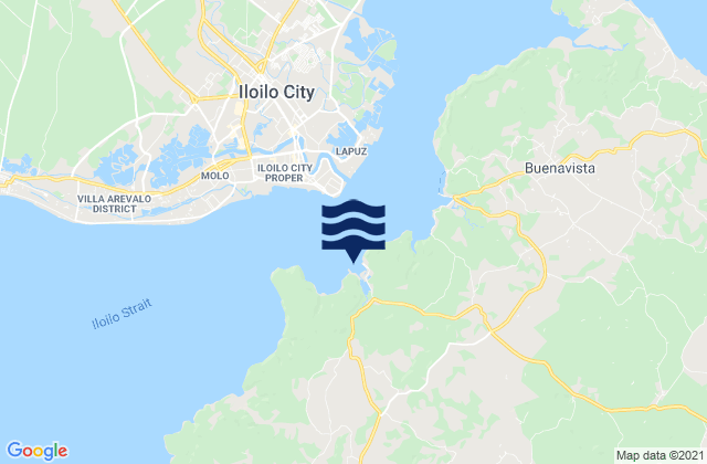 Mappa delle maree di Jordan, Philippines