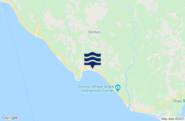 Mappa delle maree di Jovellar, Philippines